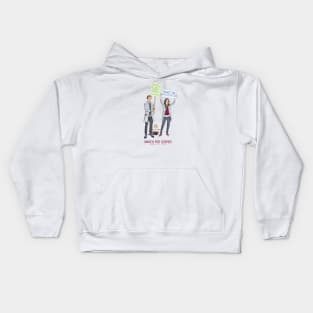 Fitzsimmons - Science March (With Title) Kids Hoodie